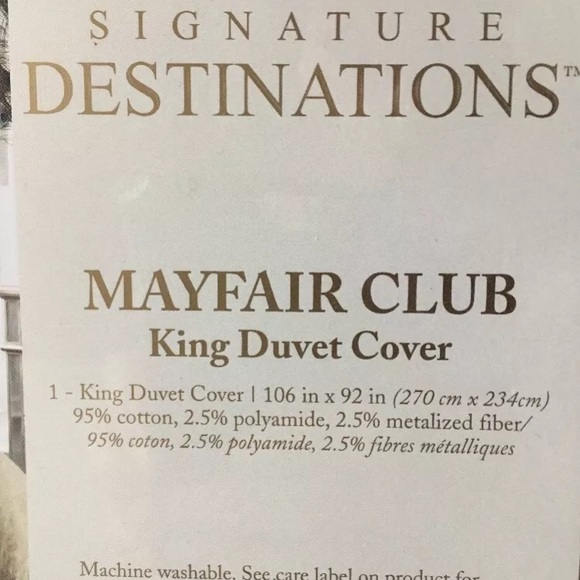 Luxury Jacquard Duvet Cover Mayfair, King S. $529 - Picture 4 of 7